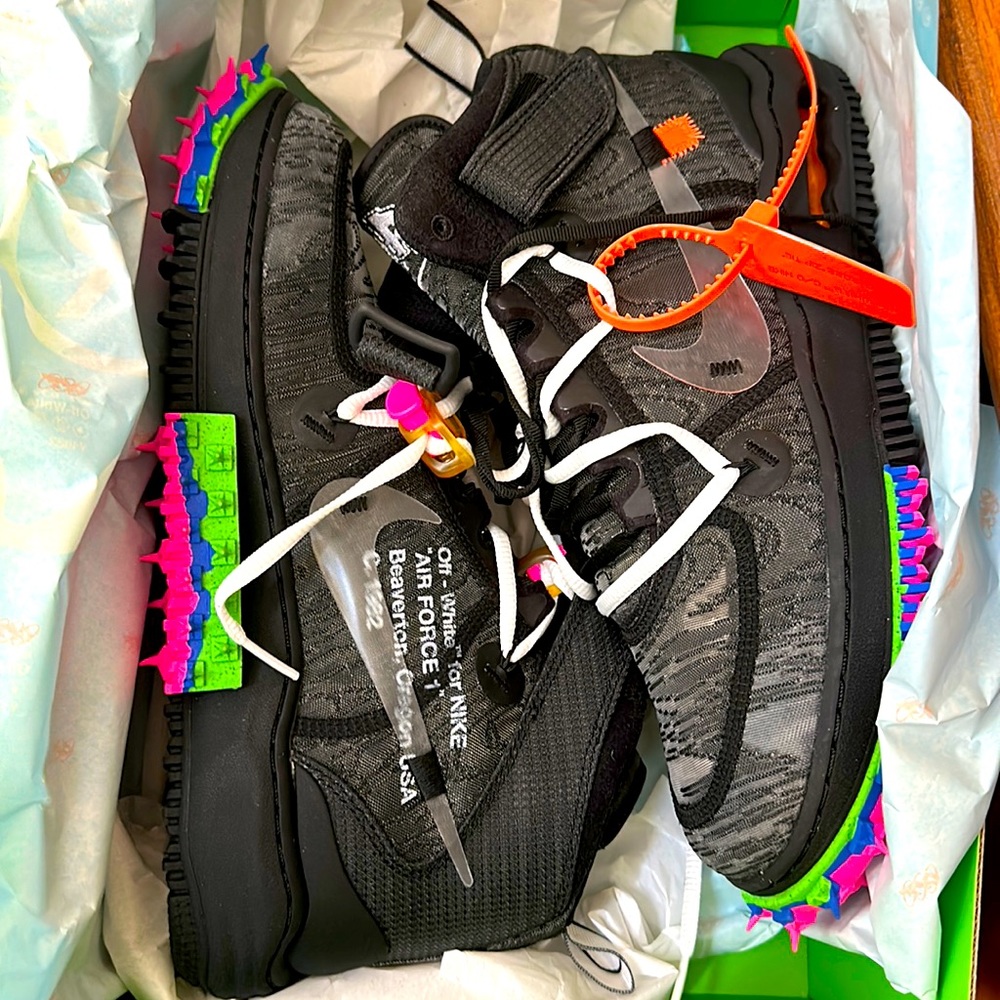 Nike Off-White x Air Force 1 Mid 'Black